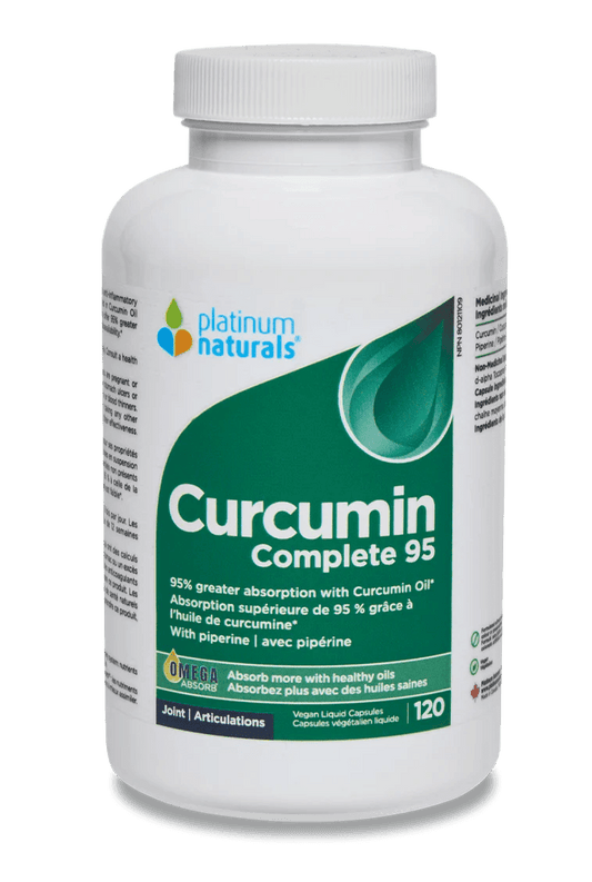 Platinum Naturals Curcumin Complete 95 120 Vegan Liquid Capsules - 