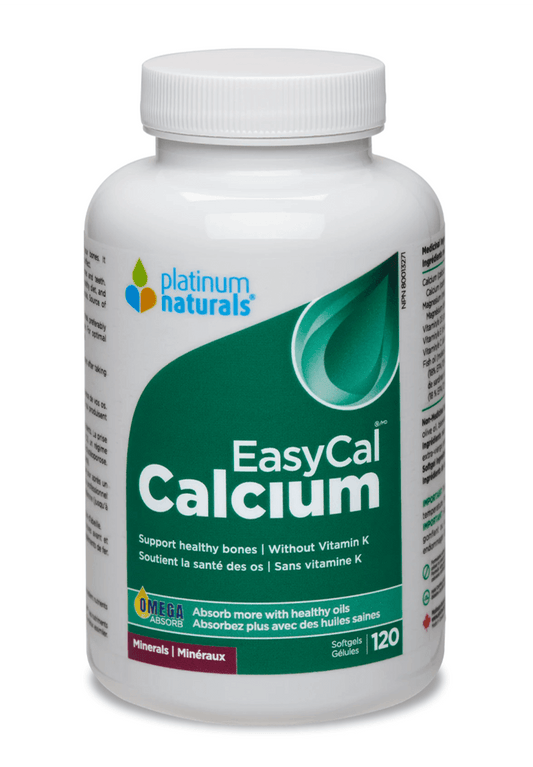 Platinum Naturals Easycal® Calcium 120 Softgels - 
