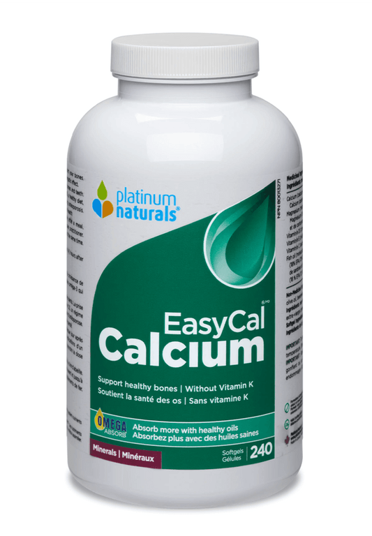 Platinum Naturals Easycal® Calcium 240 Softgels - 