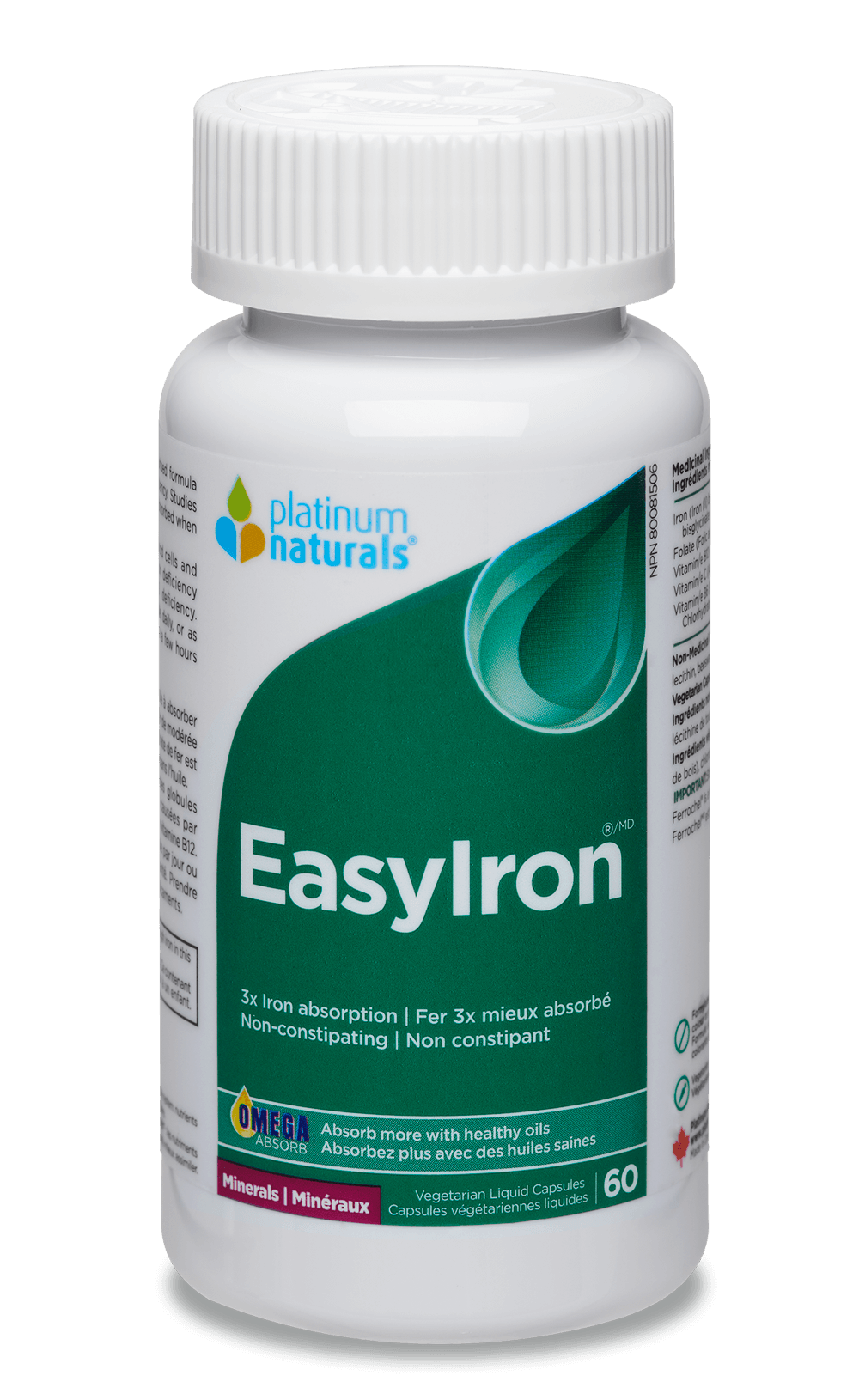Platinum Naturals Easyiron® 60 Veg Liquid Capsules - 