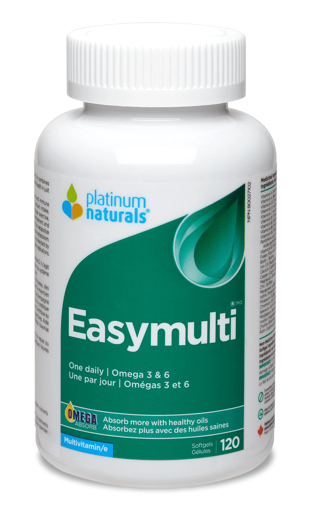 Platinum Naturals Easymulti® 120 Softgels - 