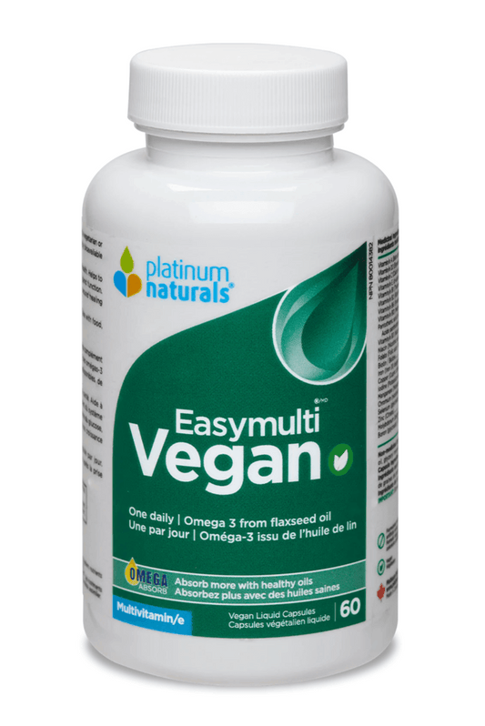 Platinum Naturals Easymulti® Vegan 60 Vegan Liquid Capsules - 