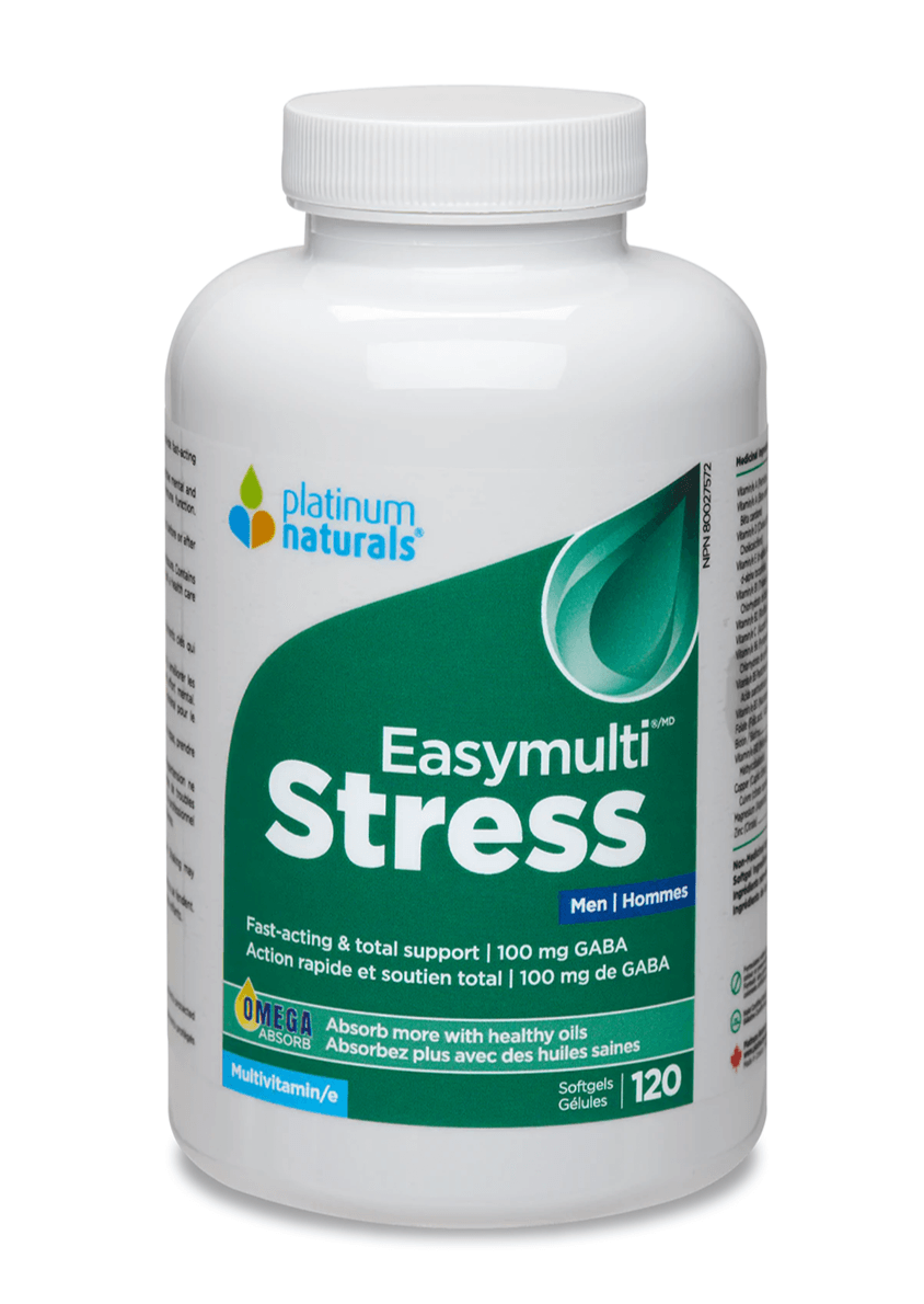 Platinum Naturals Easymulti® Stress For Men 120 Softgels - 