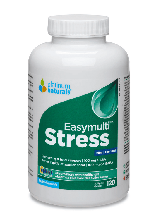 Platinum Naturals Easymulti® Stress For Men 120 Softgels - 