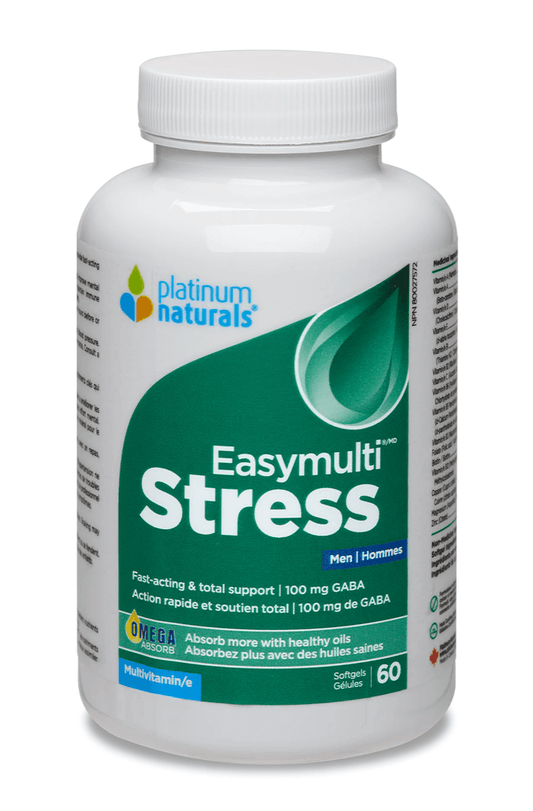 Platinum Naturals Easymulti® Stress For Men 60 Softgels - 
