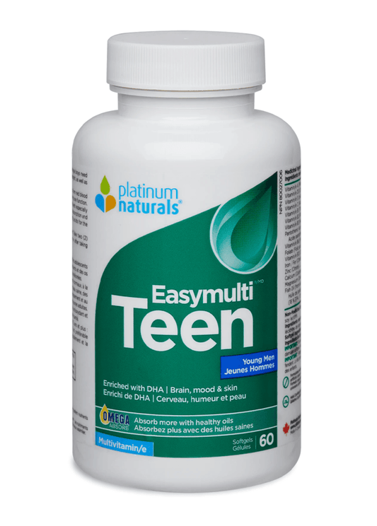 Platinum Naturals Easymulti® Teen For Young Men 60 Softgels - 