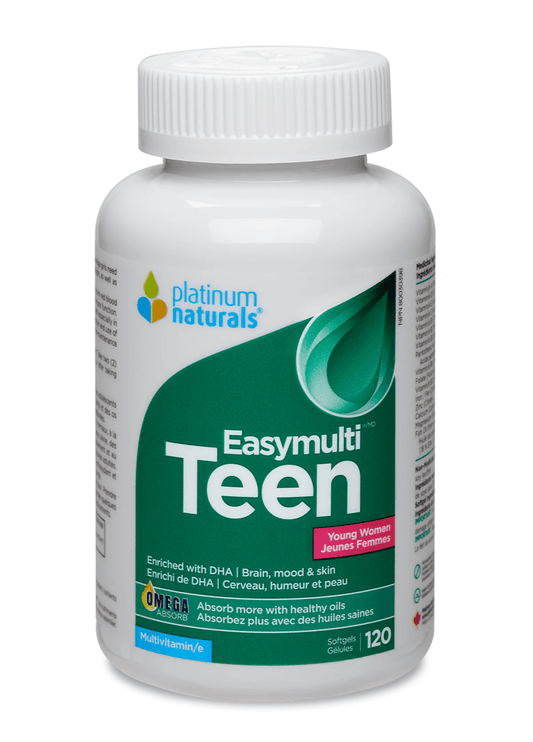Platinum Naturals Easymulti® Teen For Young Women 120 Softgels - 