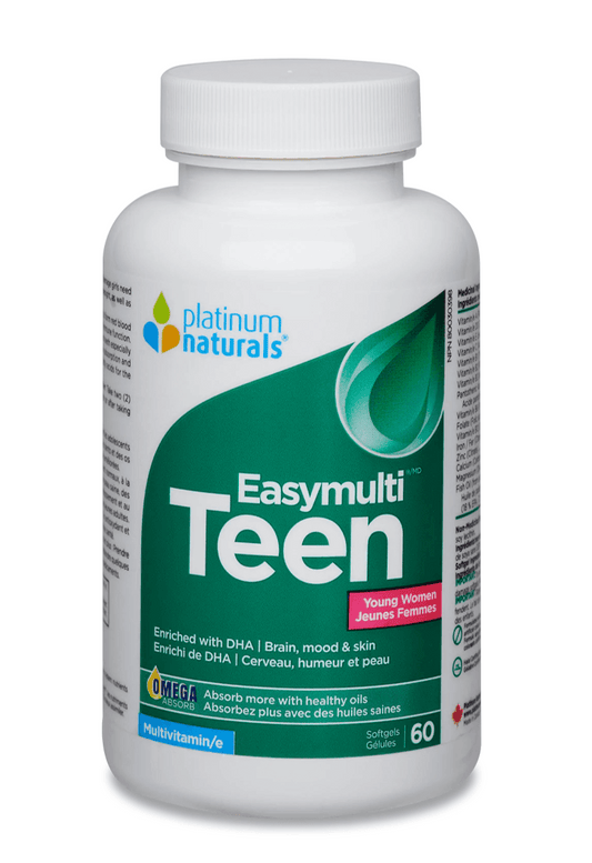 Platinum Naturals Easymulti® Teen For Young Women 60 Softgels - 