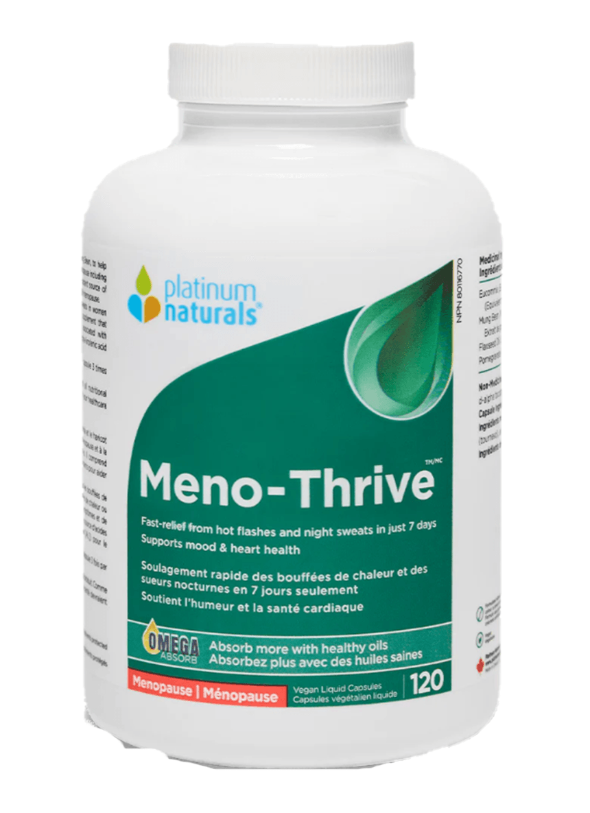 Platinum Naturals Meno-Thrive™ 120 Vegan Liquid Capsules - 