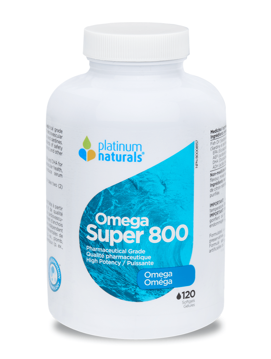 Platinum Naturals Omega Super 800 120 Softgels - 