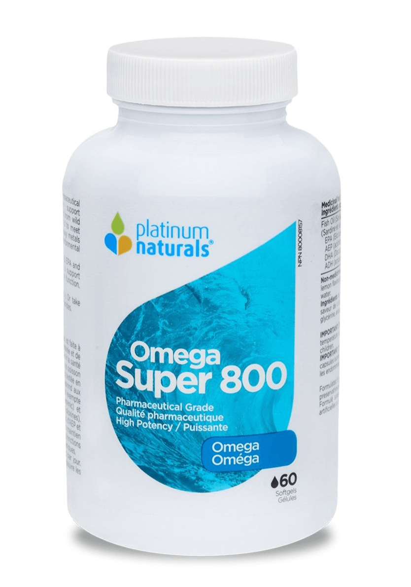 Platinum Naturals Omega Super 800 60 Softgels - 