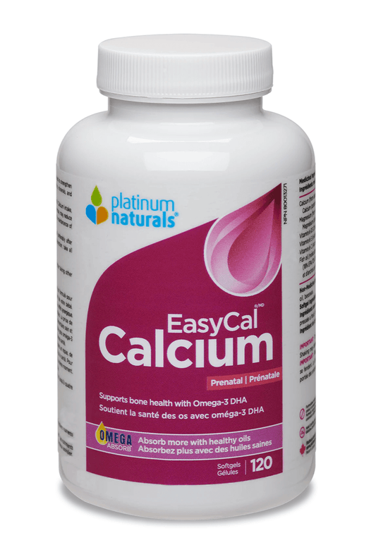 Platinum Naturals Prenatal Easycal® Calcium 120 Softgels - 