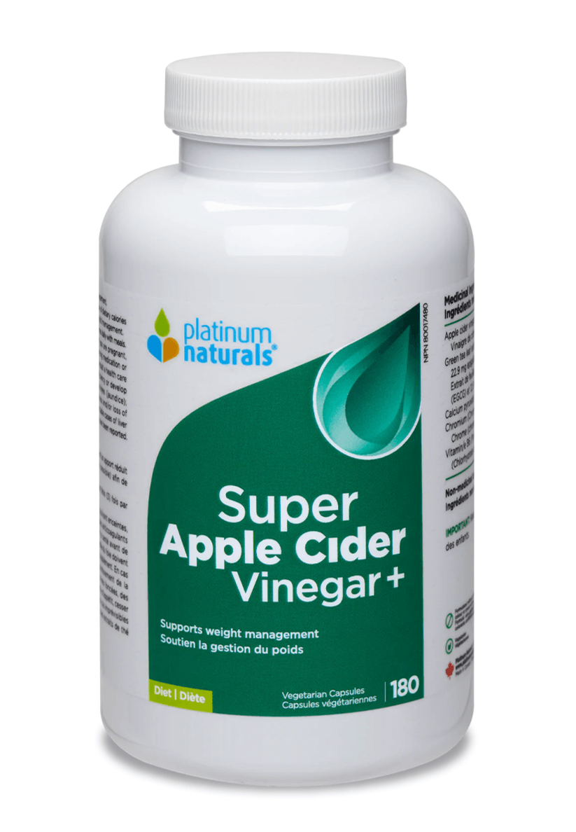 Platinum Naturals Super Apple Cider Vinegar+ 180 Veg Capsules - 