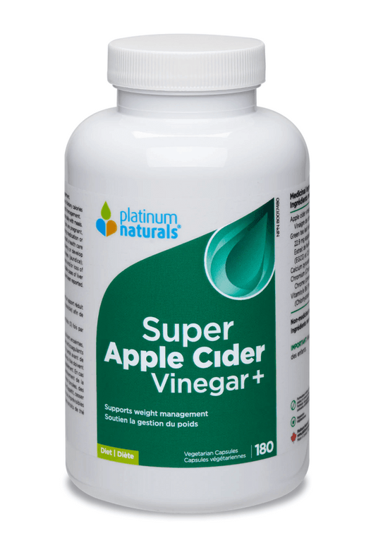 Platinum Naturals Super Apple Cider Vinegar+ 180 Veg Capsules - 