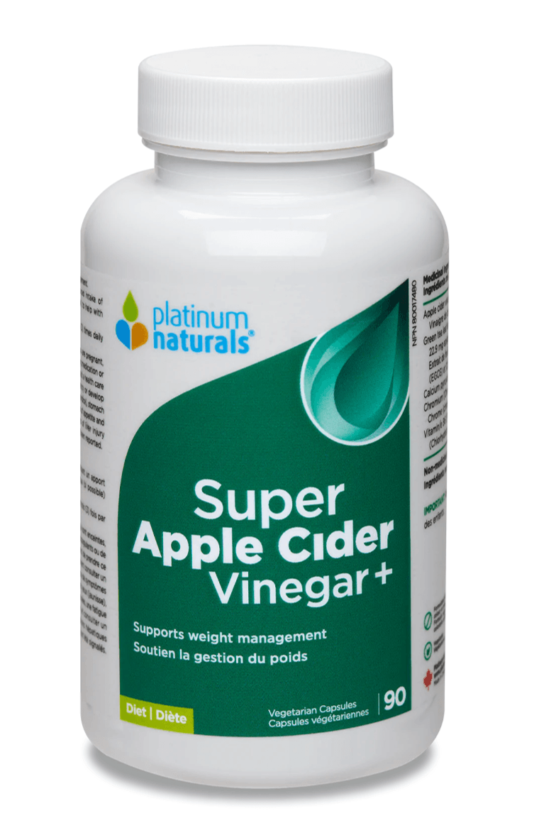 Platinum Naturals Super Apple Cider Vinegar+ 90 Veg Capsules - 