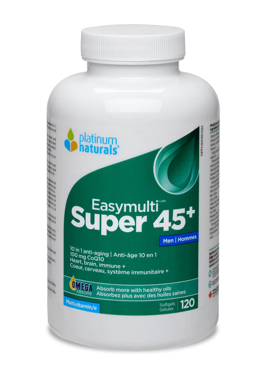 Platinum Naturals Super Easymulti® 45+ For Men 120 Softgels - 