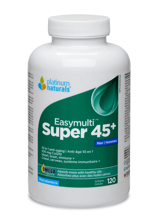 Platinum Naturals Super Easymulti® 45+ For Men 120 Softgels - 