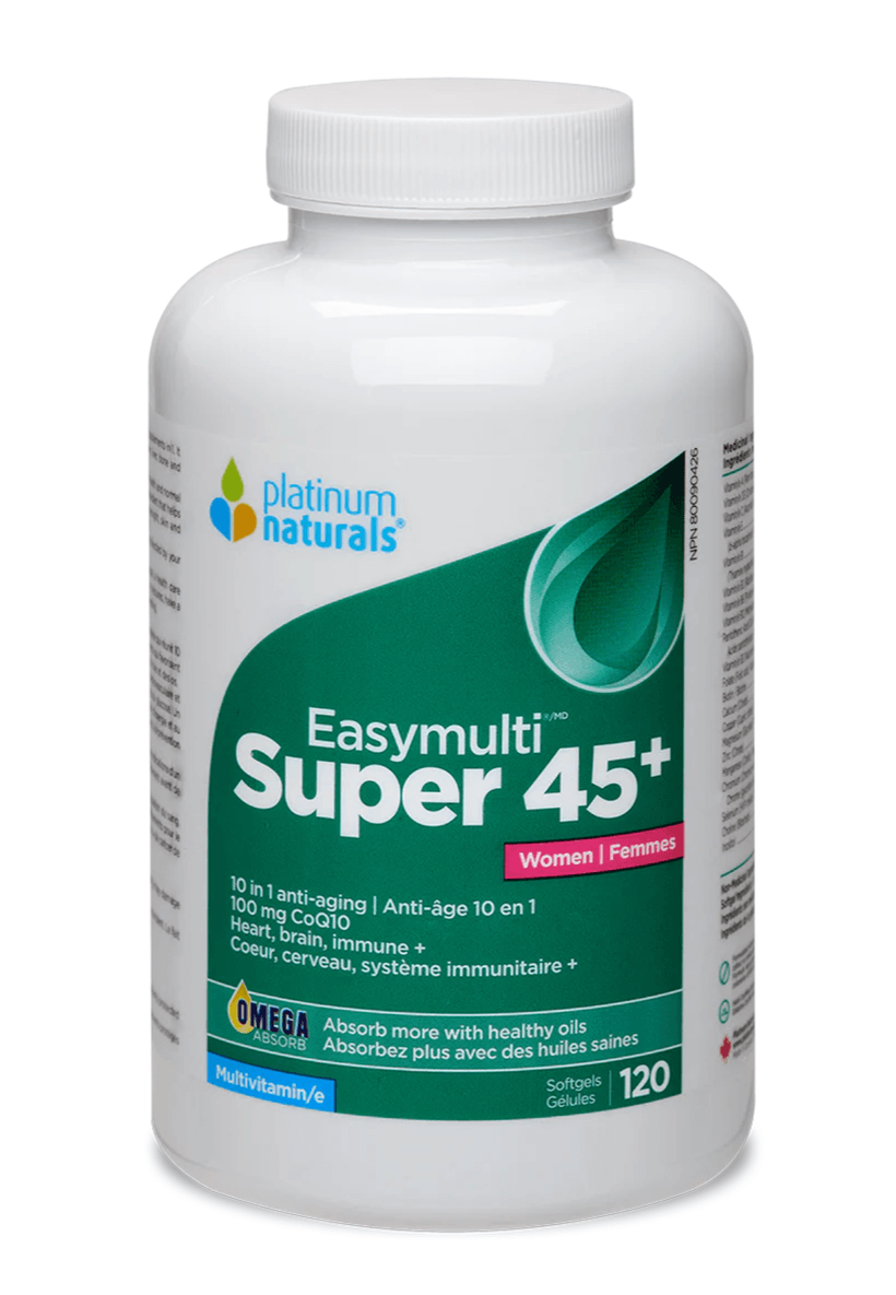 Platinum Naturals Super Easymulti® 45+ For Women 120 Softgels - 