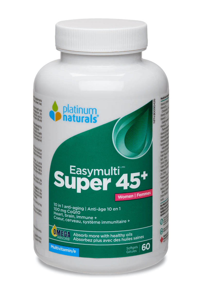 Platinum Naturals Super Easymulti® 45+ For Women 60 Softgels - 
