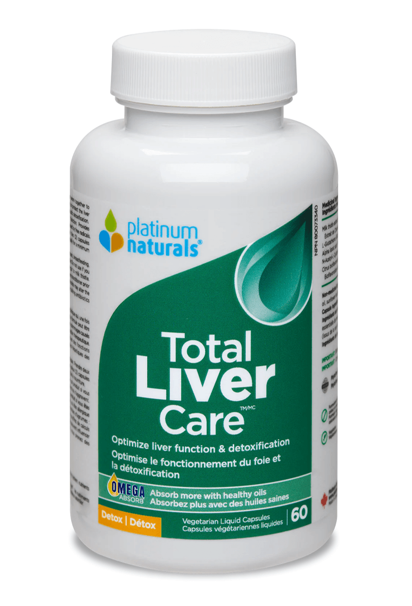 Platinum Naturals Total Liver Care™ 60 Veg Liquid Capsules - 