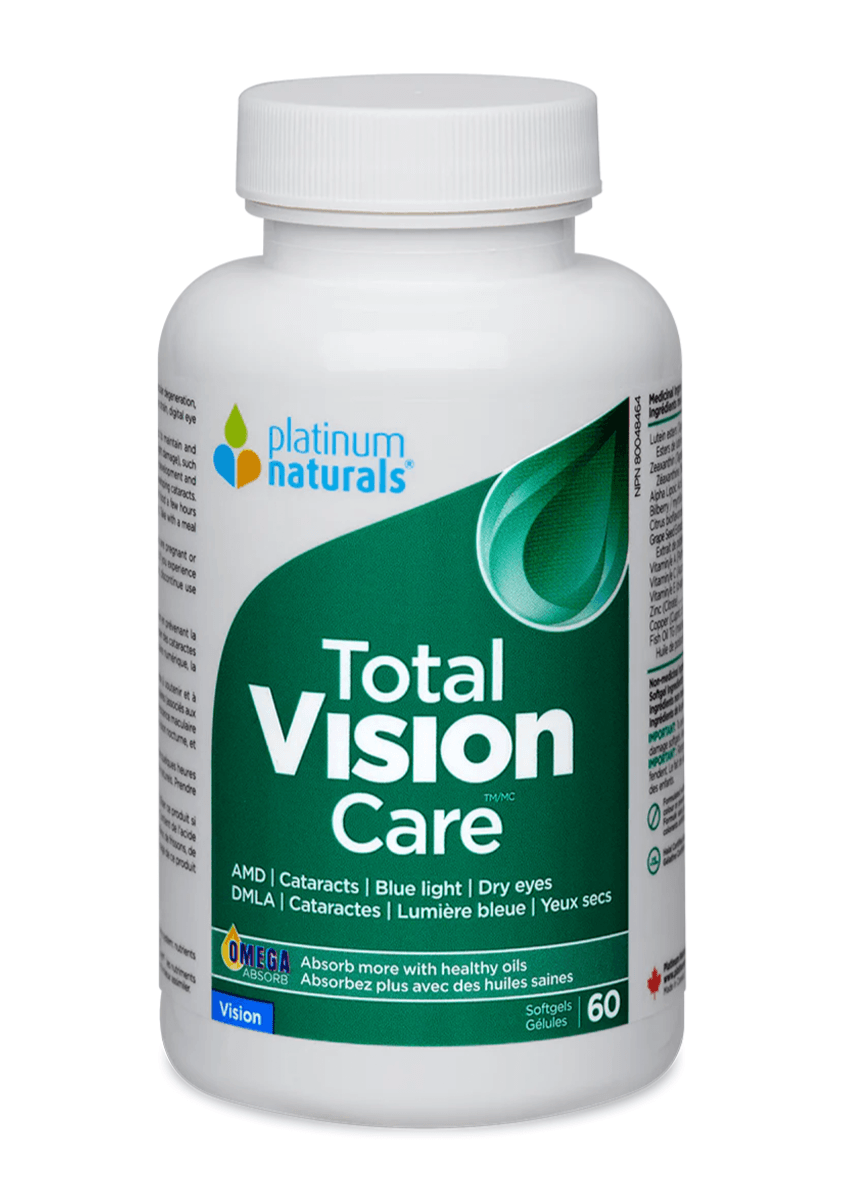 Platinum Naturals Total Vision Care™ 60 Softgels - 