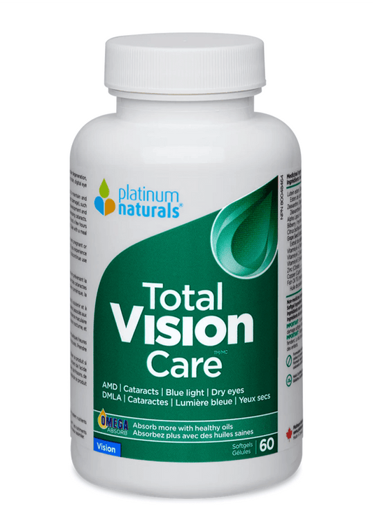 Platinum Naturals Total Vision Care™ 60 Softgels - 