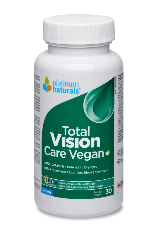 Platinum Naturals Total Vision Care™ Vegan 30 Vegan Liquid Capsules - 