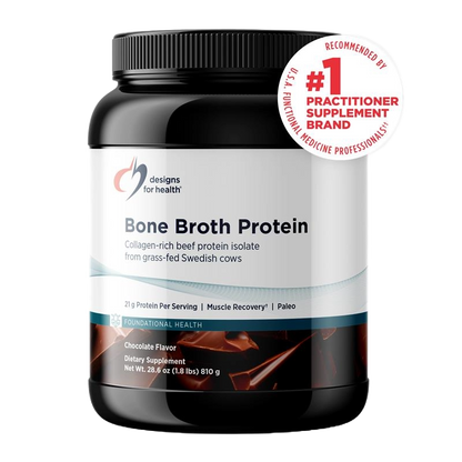Designs for Health Bone Broth Protein Chocolate 810g Powder
