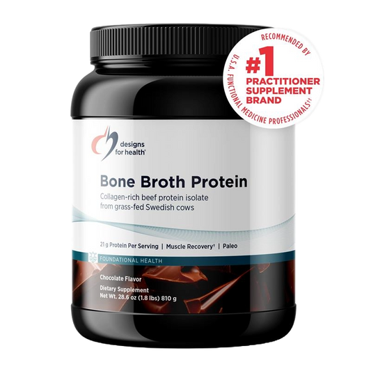Designs for Health Bone Broth Protein Chocolate 810g Powder