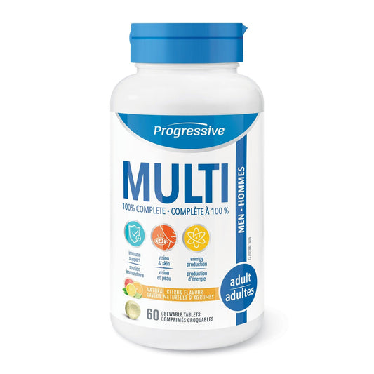 Progressive Multi Chewable for Adult Men 60 Tablets