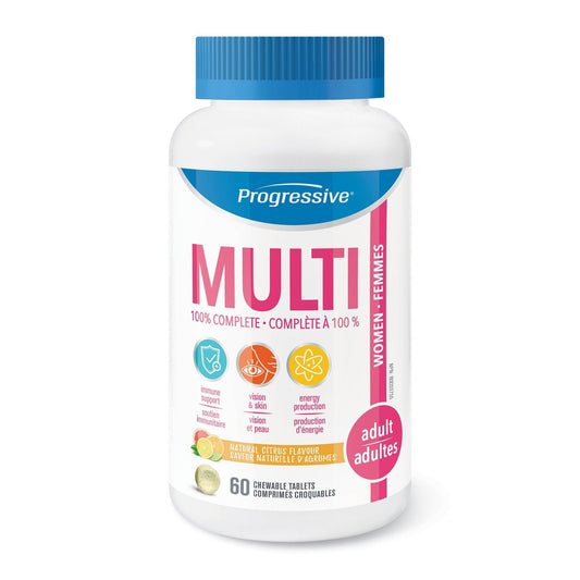 Progressive Multi Chewable for Adult Women 60 Tablets