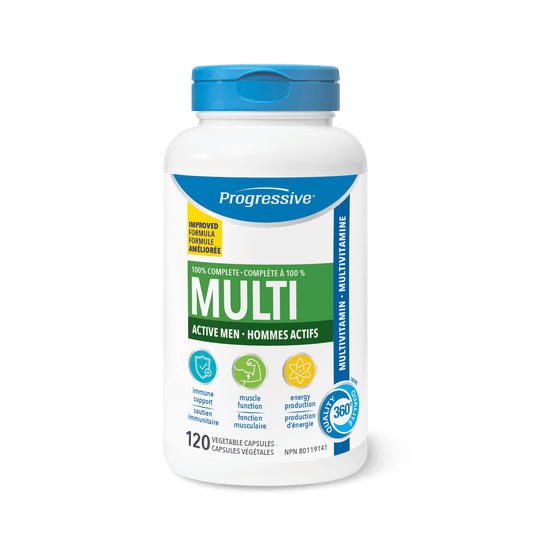 Progressive Multi For Active Men 120 Capsules