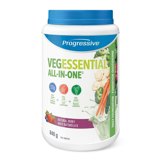 Progressive VegEssential All in One Natural Berry 840g