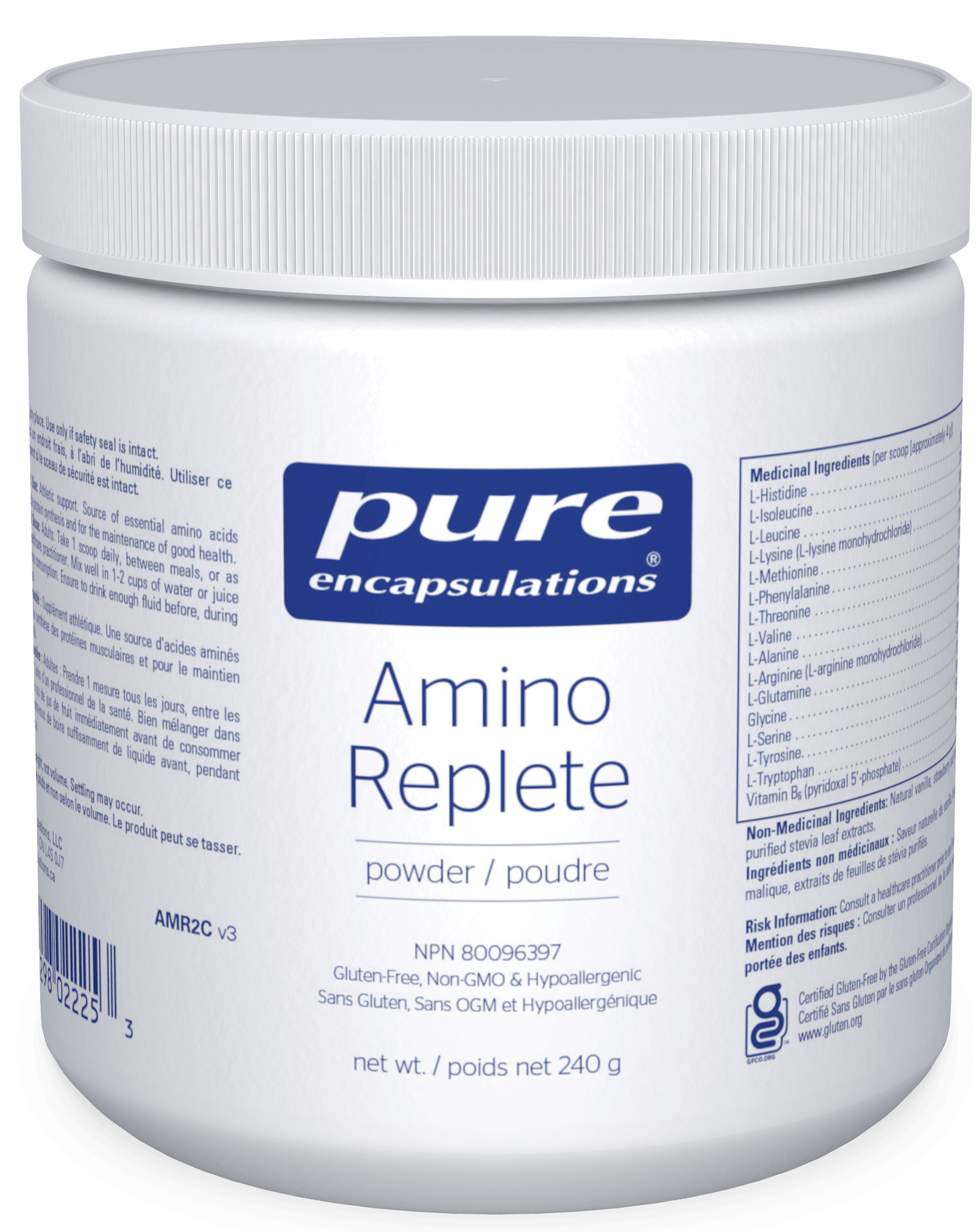Pure Encapsulations Amino Replete 240g 