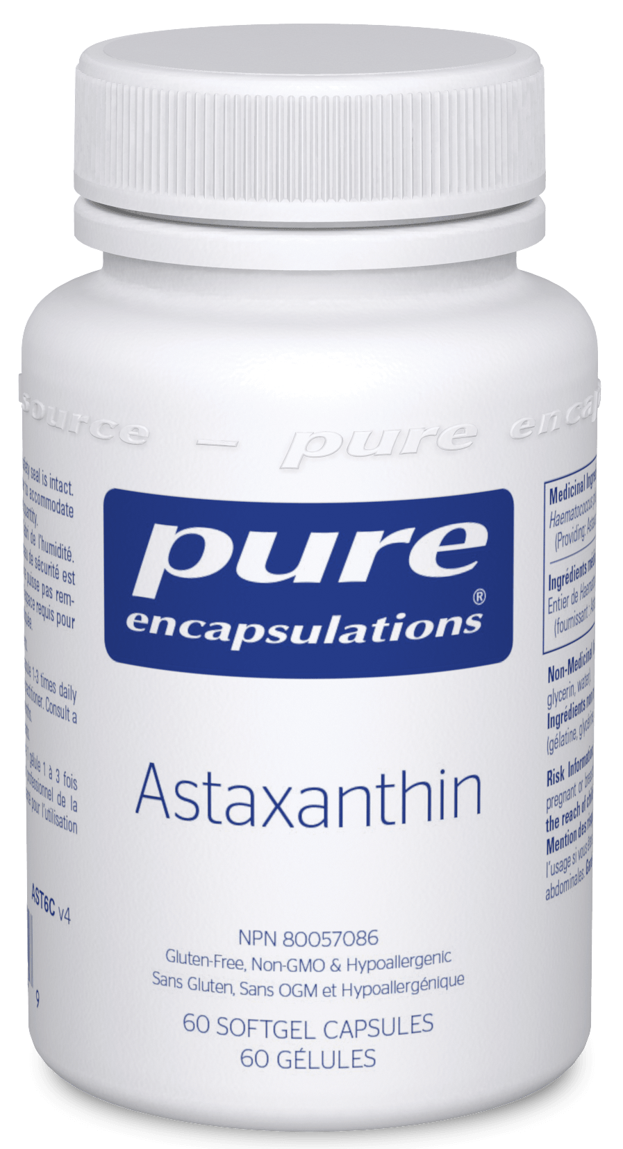 Pure Encapsulations Astaxanthin 60 Capsules 