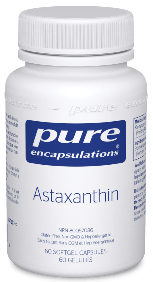 Pure Encapsulations Astaxanthin 60 Capsules 