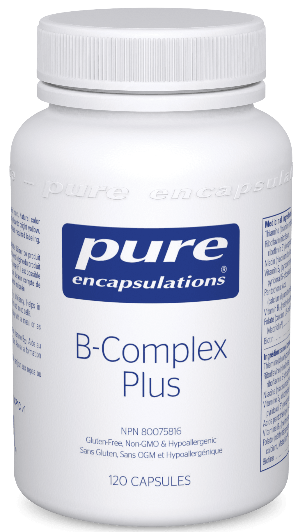 Pure Encapsulations B-Complex Plus 120 Capsules 