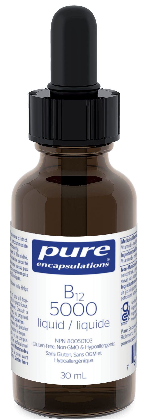 Pure Encapsulations B12 5000 liquid 30mL 