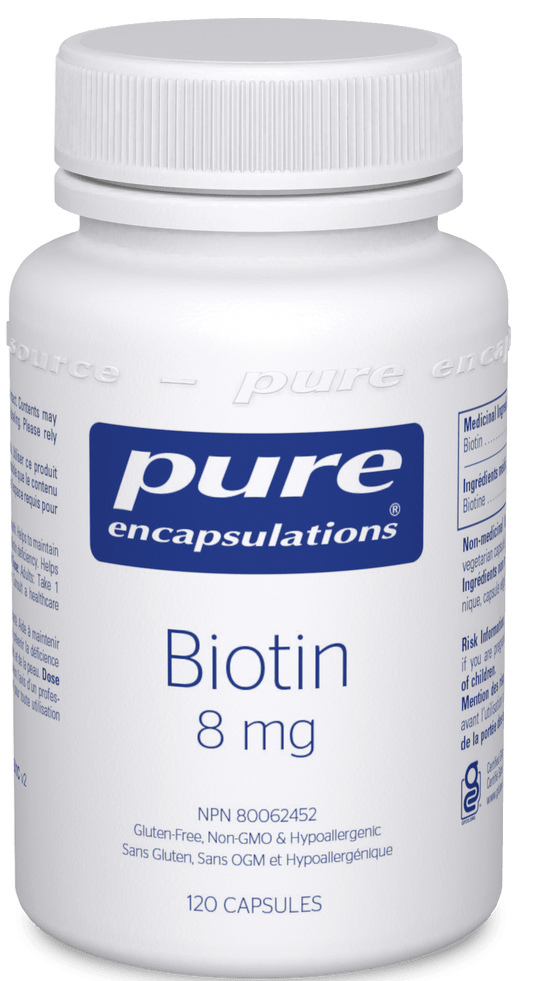 Pure Encapsulations Biotin 8mg 120 Capsules 