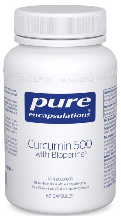 Pure Encapsulations Curcumin 500 with Bioperine® 60 Capsules 