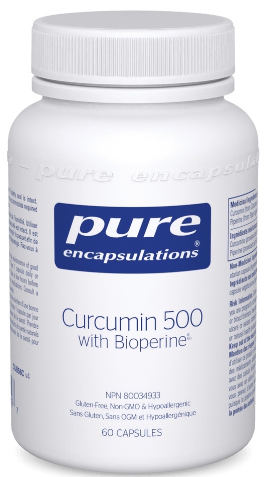 Pure Encapsulations Curcumin 500 with Bioperine® 60 Capsules 
