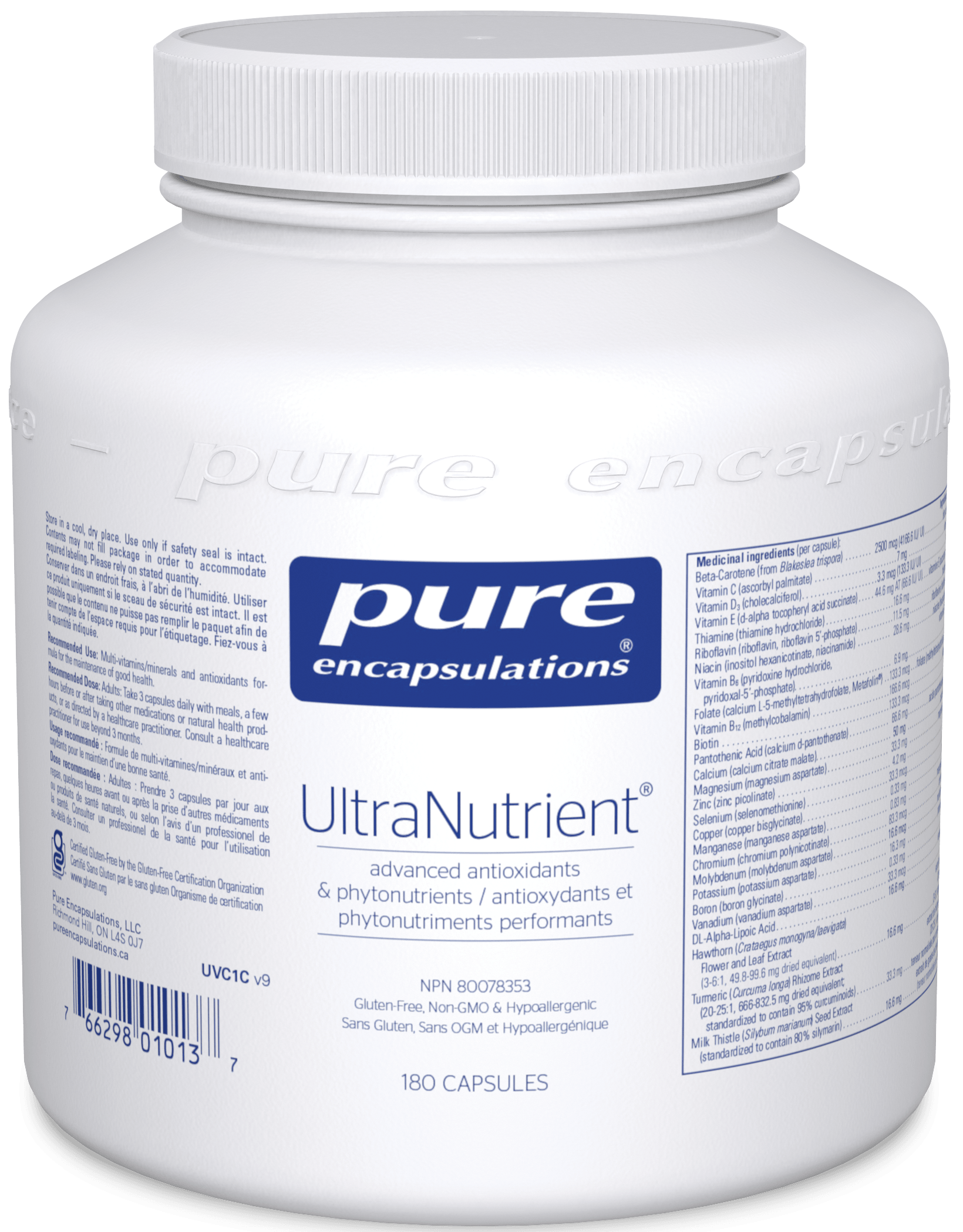 Pure Encapsulations UltraNutrient® 180 Capsules 