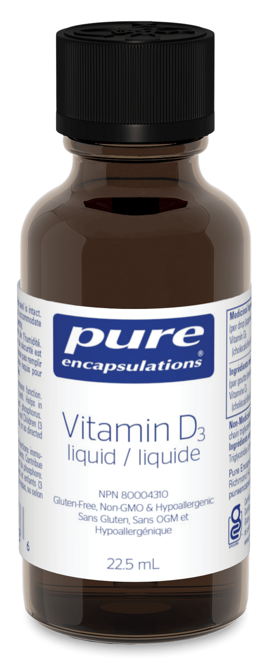 Pure Encapsulations Vitamin D3 liquid 22.5mL 