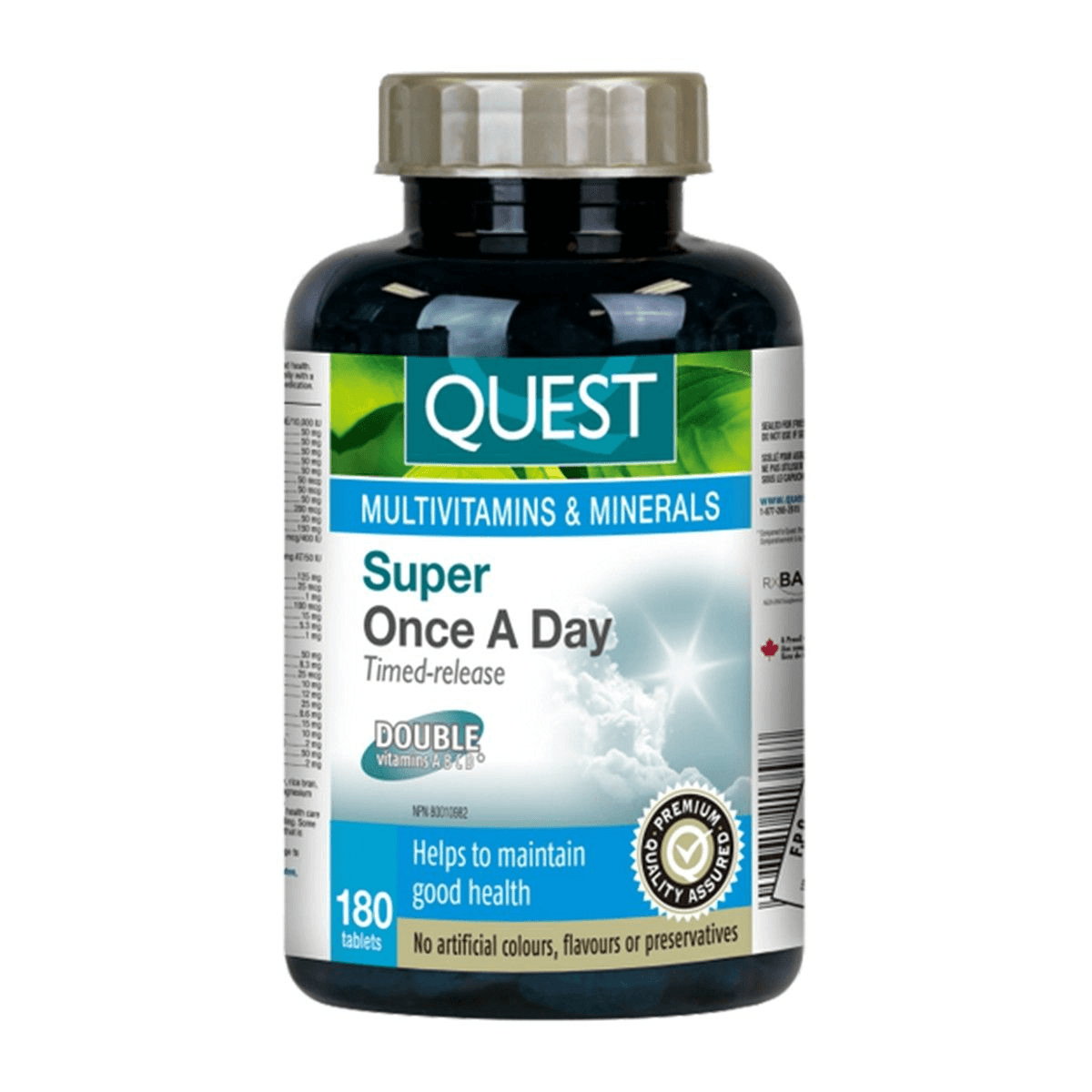 Quest Super Once A Day Multi - Time Release 180 Tablets