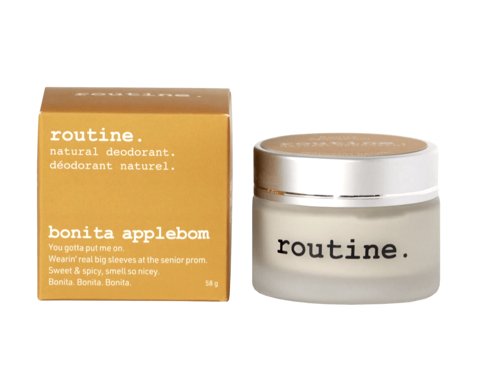 Routine Bonita Applebom Deodorant Jar 58g