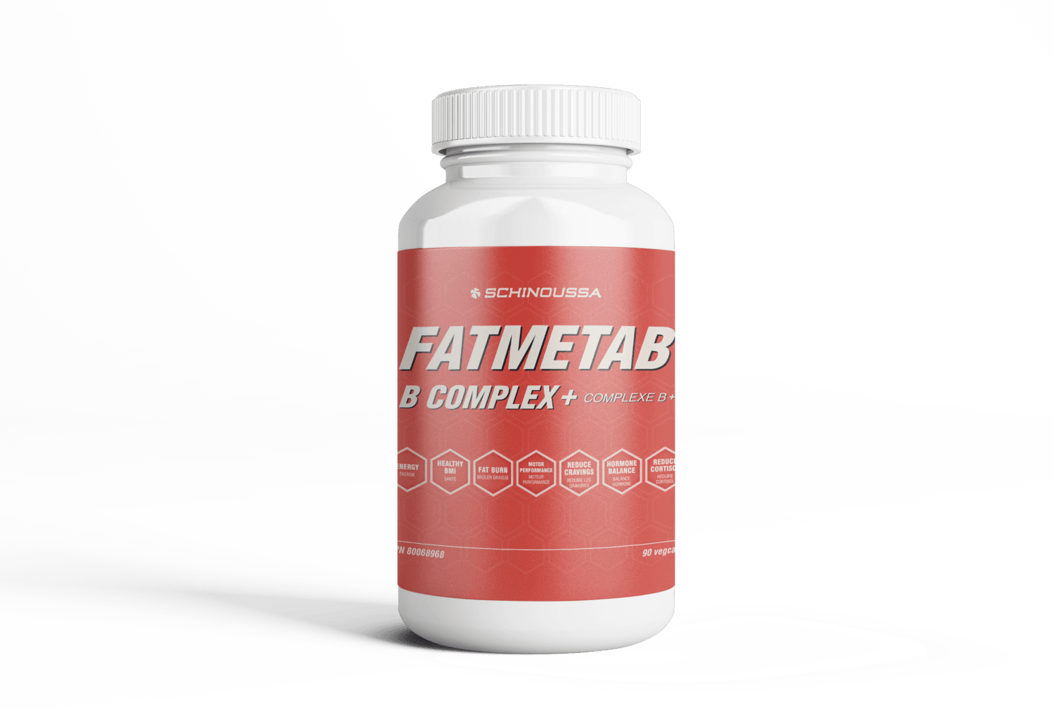Schinoussa Fatmetab B-Complex 90 Veg Caspules - Wellness Supplement