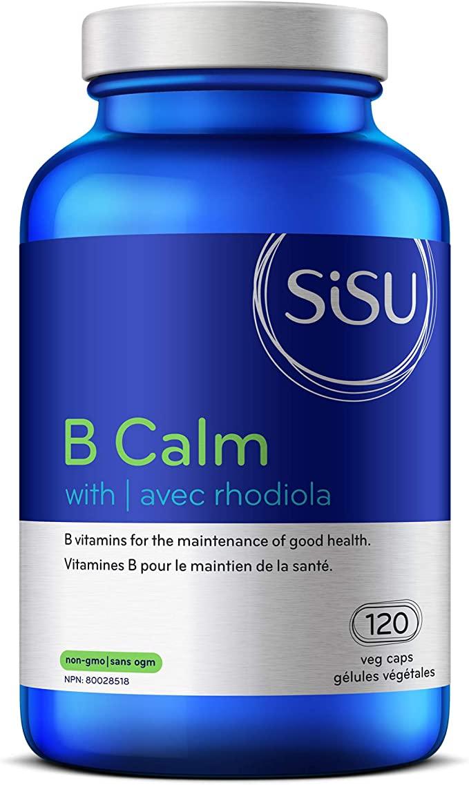 Sisu B Calm with Rhodiola 250mg 120 Veg Capsules  