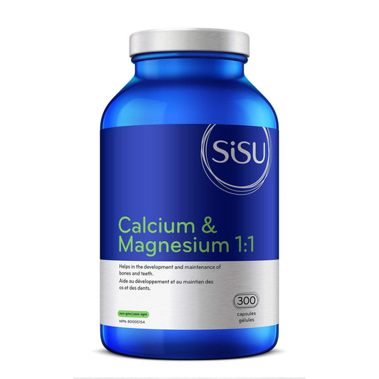 Sisu Calcium & Magnesium 1:1 with D3 300 Capsules  