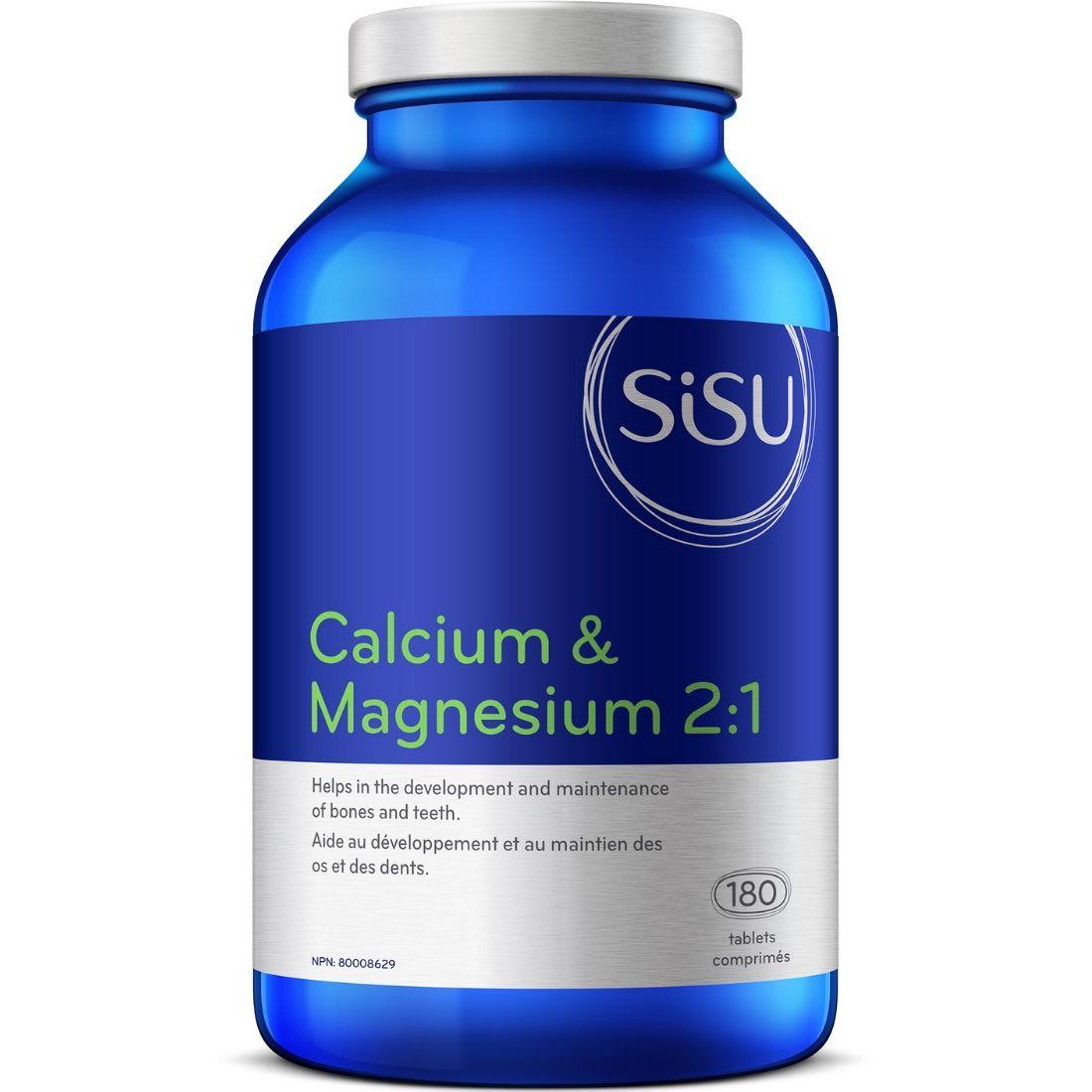Sisu Calcium & Magnesium 2:1 with D2 180 Tablets  
