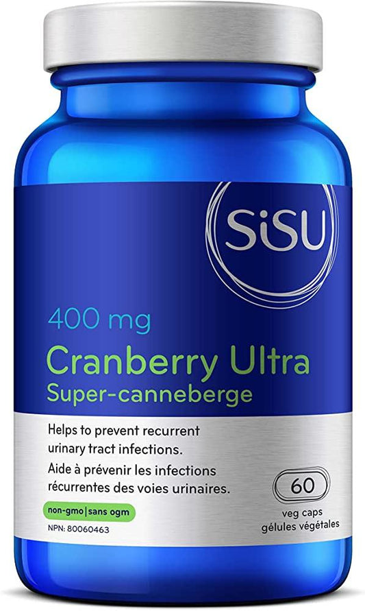 Sisu Cranberry Ultra 400mg 60 Veg Capsules  